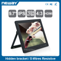9.7" LCD TFT Panel Touchscreen Monitor with Hidden Bracket